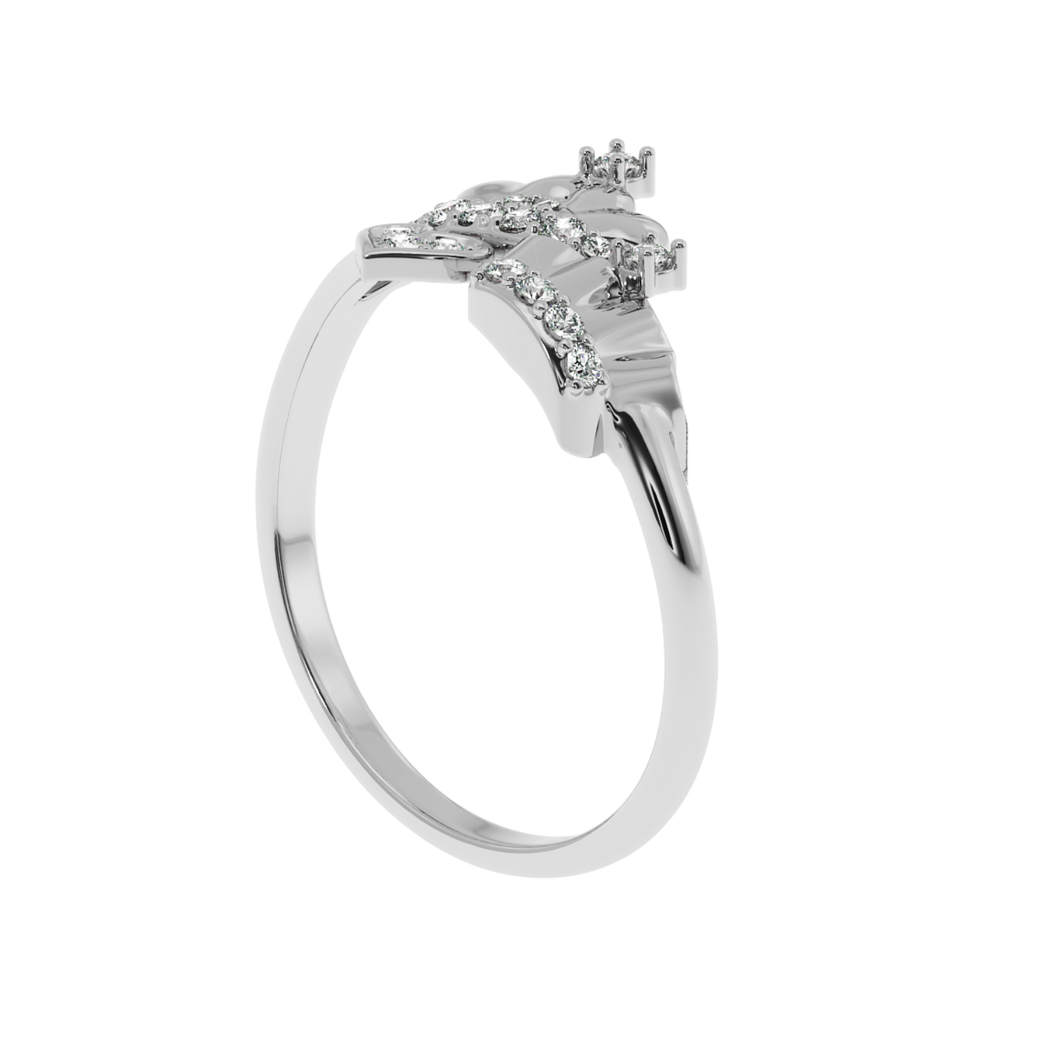 Buy 0.15Ct King & Queen Diamond Ring | Solitairekart